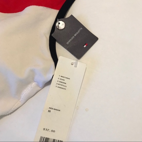 Tommy Hilfiger Crossback Seamless Sports Bra Med - Picture 6 of 8